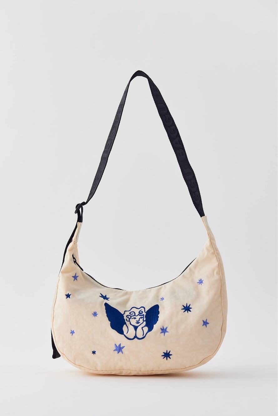 BAGGU x Urban Outfitters Cherub Angel Star Shoulder Bag Ivory Blue Rare